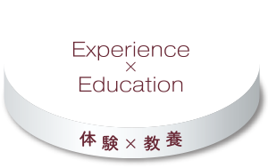 Experience × Education 体験 × 教養